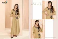Rayon Falred Kurtis