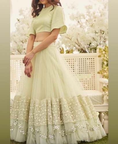 Crop with skirt style lehenga
