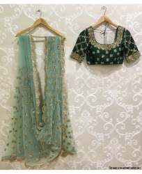 Embroidery work saree