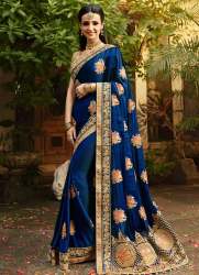 Georgette embroidery work