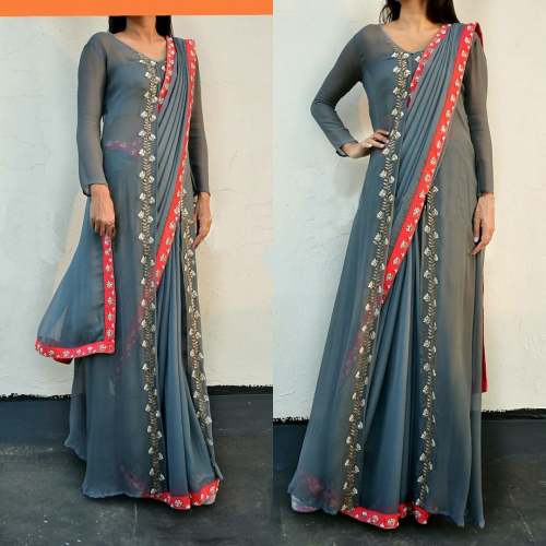 Trendy silk saree