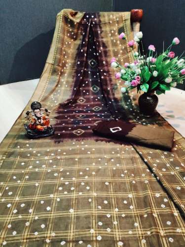 Designer bandhani saree
