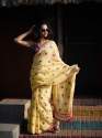 Digital printed pure cotton saree thumb 8