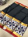 Digital Printed Pure Cotton Silk Saree thumb 10