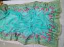 Embroidery organza saree  thumb 2