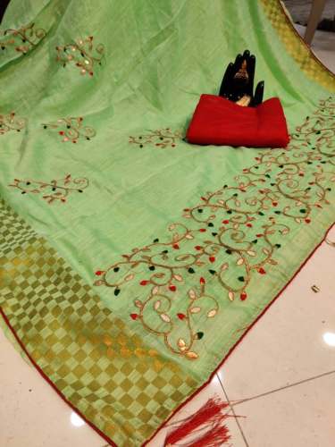 Soft Linen Sarees by Cotton Wholesale