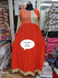 Designer Long Anarkali Kurti by V V Embroidery