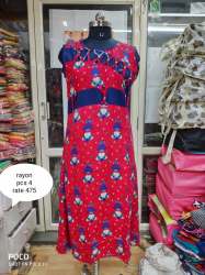 Rayon Printed Kurti