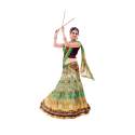 green Color Lehenga Choli - 16
