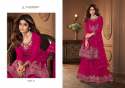Aashirwad Presents Heroine Gold Georgette Designer Salwar Kameez Collection