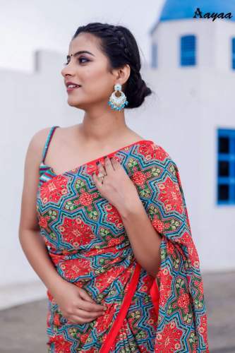 Aavya Digital Print Sequence Saree Set by PR Aaradhna Vol 8