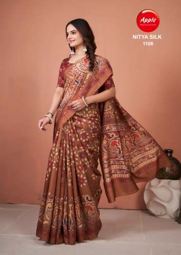 Apple Nitya Silk Vol 11 BhagalPuri Silk Saree