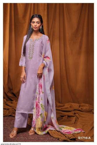 Bandana Silk Salwar Suit 1716 by Ganga 