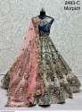 Bridal Wear Velvet Designer Lehenga Choli 2493