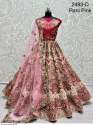 Bridal Wear Velvet Designer Lehenga Choli 2493 thumb 15
