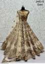 Bridal Wear Velvet Designer Lehenga Choli 2493 thumb 2