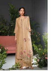 Cyar Bemberg Silk Salwar Suit by Ganga