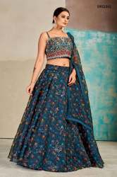Dresstive Vol 6 Organza Designer Readymade Lehenga Choli