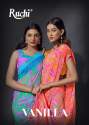 Fancy chiffon Ruchi Vanilla Vol -2 Saree 