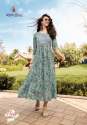  Flora Designer One Piece Long Kurti By Ladies Flavour thumb 2