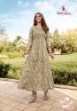  Flora Designer One Piece Long Kurti By Ladies Flavour thumb 3