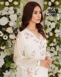 Georgette Stitched Pakistani Suit by Laiba am Vol 185