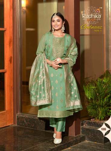 Gulnaaz Vol 1 Festive Kurti With Bottom and Dupatta Set by Radhika  Lifestyle