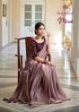 Kashvi Creation Mirai Soft Satin Saree With Embroidered Blouse 