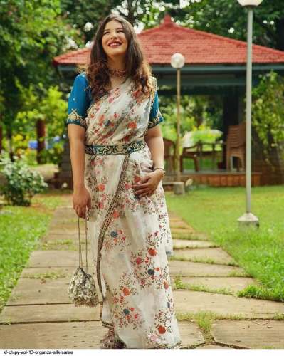 KF Chipy Vol 13 organza Silk Saree 