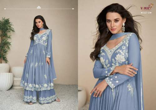 Lakhnavi Vol 5 Light Color Rayon Kurti With Bottom Set by Vamika 