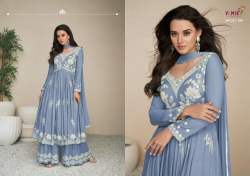 Lakhnavi Vol 5 Light Color Rayon Kurti With Bottom Set by Vamika 