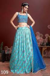 Mandakini 101-110 Digital Print Semi Stitched Legenga choli by Zeel Clothing 