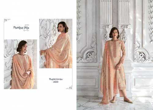 Mughal Garden Cotton Designer Dress Material  by Mumtaz Arts