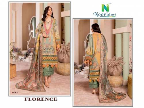 Noorie Art Florence Digital Print Pure Cotton Pakistani Dress Catalog 