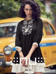 Nu Kurti Presents Nu Vol 37 Embroidered Tunic Top 