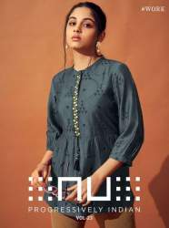 Nu Vol 23 Summer Wear Short Ladies Tunic Top 