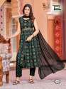 Paradise Nayra Cut Kurti With Bottom Dupatta Set by Blue Hills  thumb 3