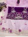  Premium Organza Silk saree with Embroidery codding & Sequins Work thumb 7