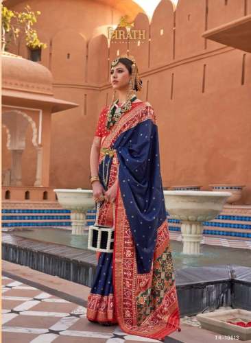 Pure Patola Silk Saree by Trirath 