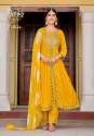 Radhika lifestyle present Fitoor vol 1 Readymade fancy center slit gown Suit thumb 4