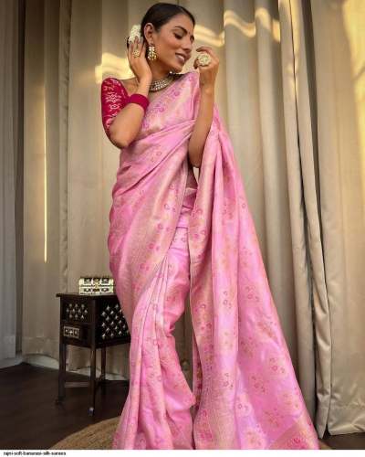 Rajni Soft Banarasi Silk Party Wear Saree