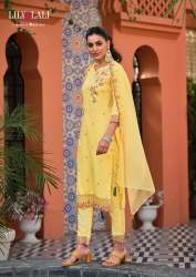 Rukhsar Designer 3pcs Kurti Set by Lily and Lali 