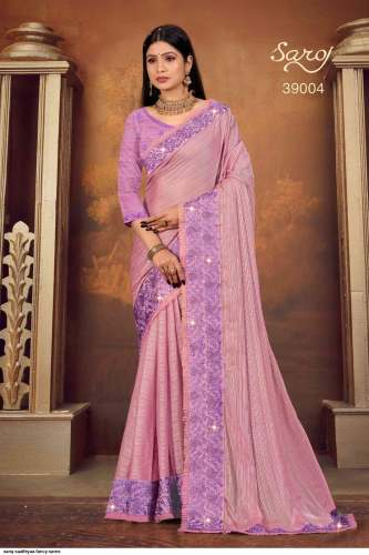 Saathiya Fancy Saree Catalog by Saroj 