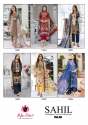 Sahil Vol 2 Pure Cotton Pakistani Dress Material by Nafisa  thumb 4