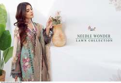 Shree Fab Needle Wonder Lawn Cotton Suit 