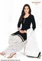 Shree Ganesh White and Black Cotton Patiyala Suit thumb 4