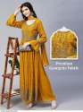 STR 1046 ZZ Stylish Georgette Kurti With palazzo pant  thumb 7