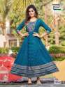 Stylish Encounter Vol 3 Fancy Long Anarkali Kurti by Blue Hills thumb 6