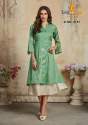 Tunic House Presents Thunder Hand work Embroidered Kurti Set  thumb 1