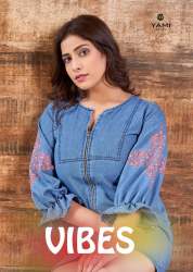 Yami fashion's Vibes Denim Tunic Top 